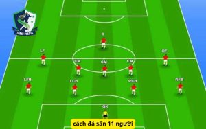 cách đá sân 11 người