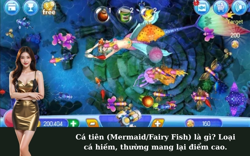 Cá tiên (Mermaid/Fairy Fish) là gì? Loại cá hiếm, thường mang lại điểm cao.