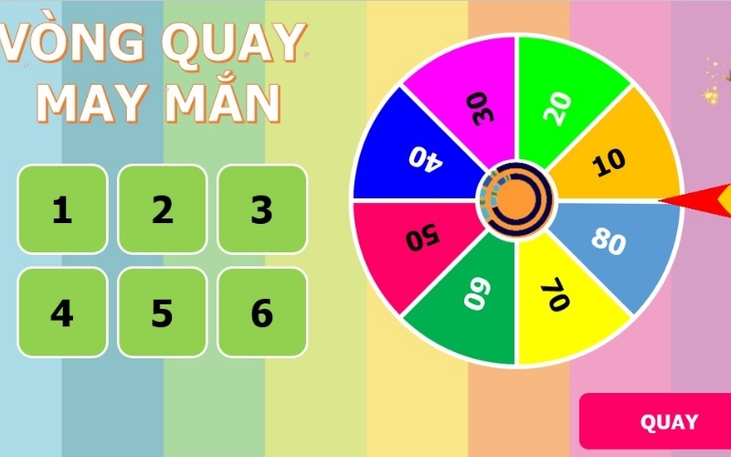 Các bước tham gia chơi quay số cho người mới